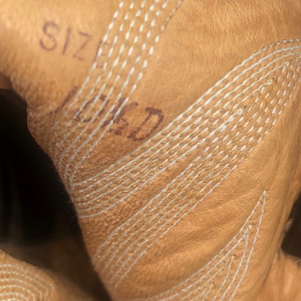 Vintage Nocoma Boots, Brown Snake-skin Cowboy